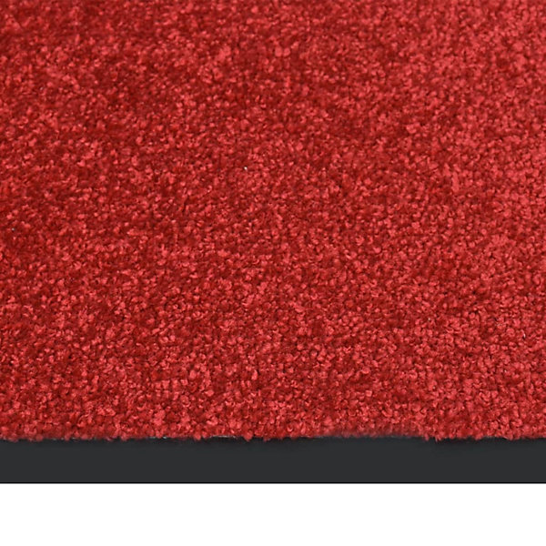 Paillasson Rouge 60x80 cm vidaXL