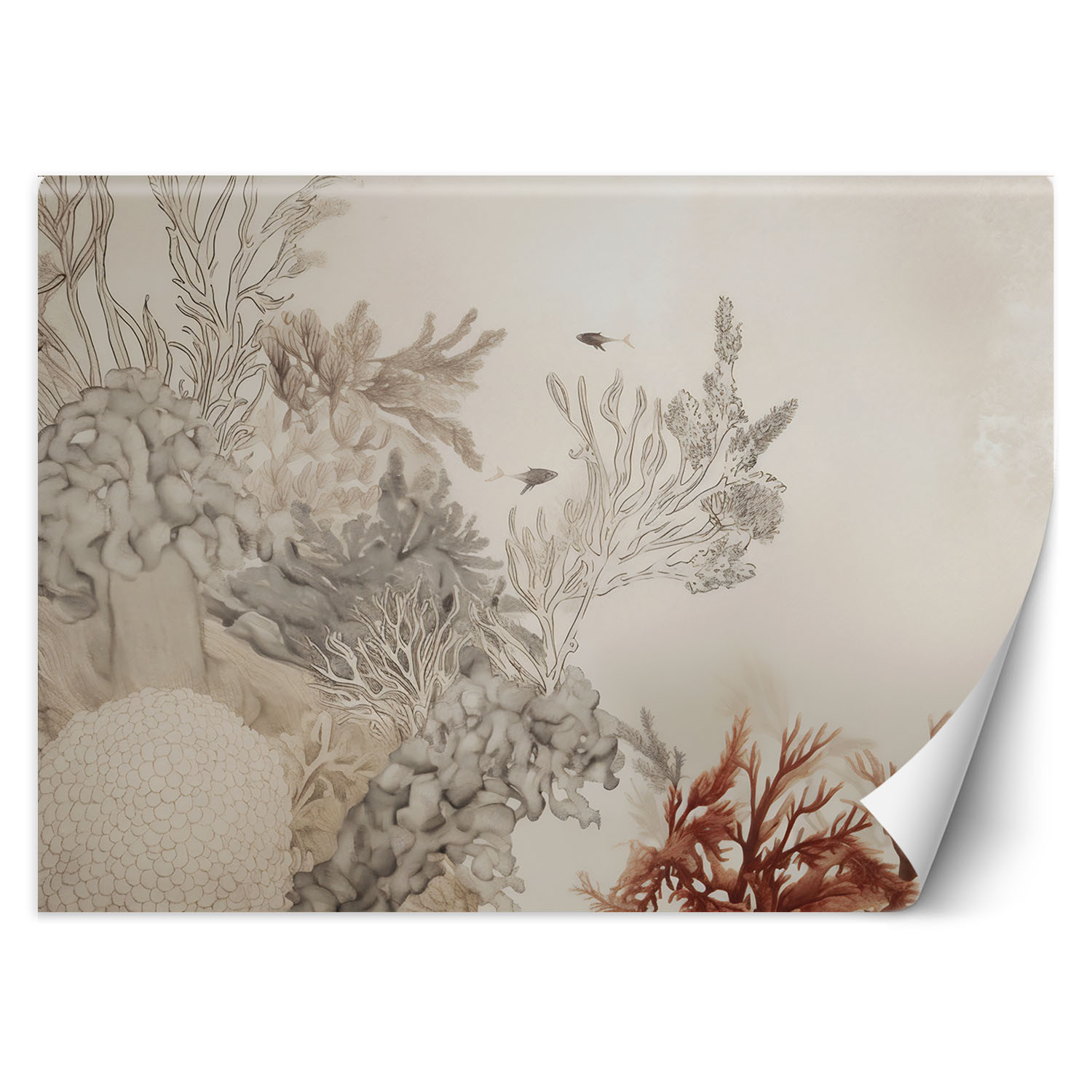 Feeby Fototapeta Morskie ryby i rośliny 150x105