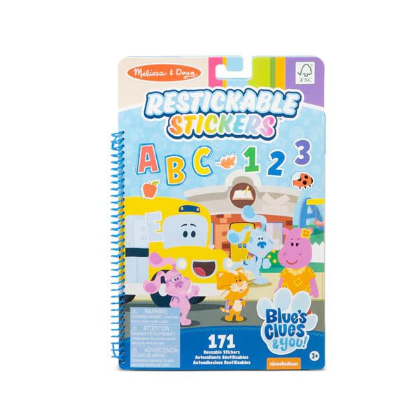 Blues Clues Stickers Letter/numbers
