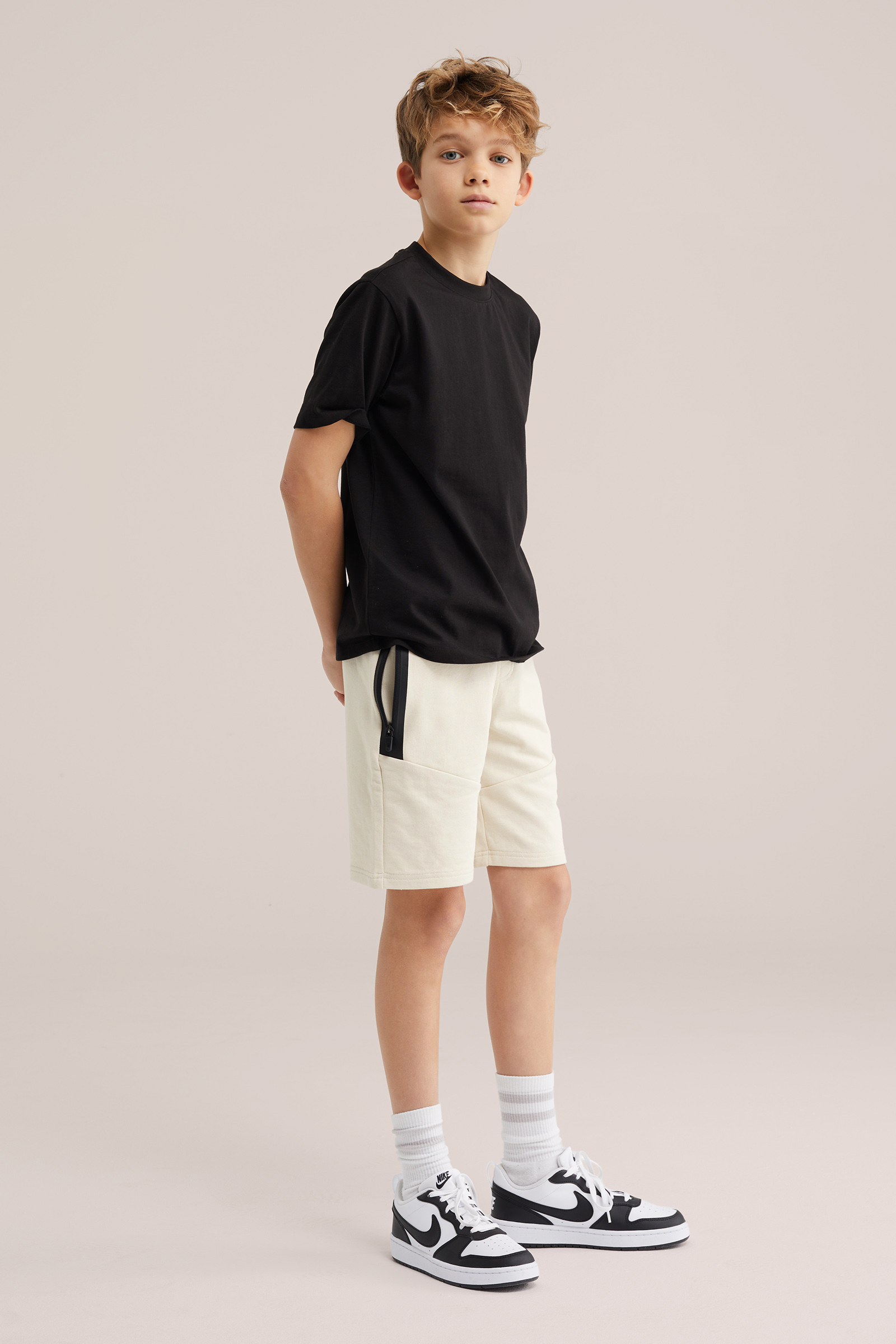 Jongens regular fit sweatshort