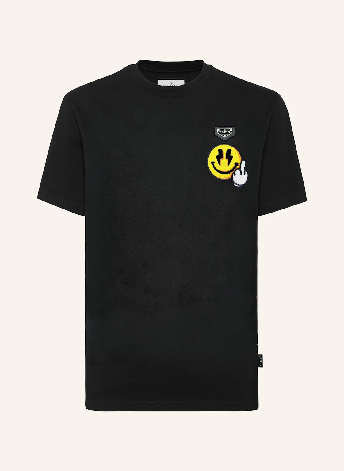 PHILIPP PLEIN Kurzarm-Rundhals-T-Shirt SMILE