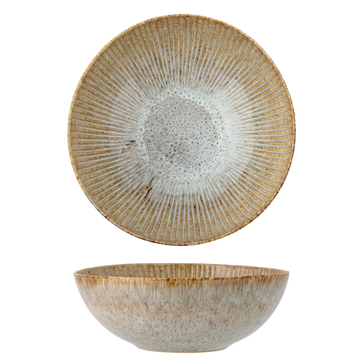 Bloomingville - Fleur Salatschale, Ø 27 cm, natur