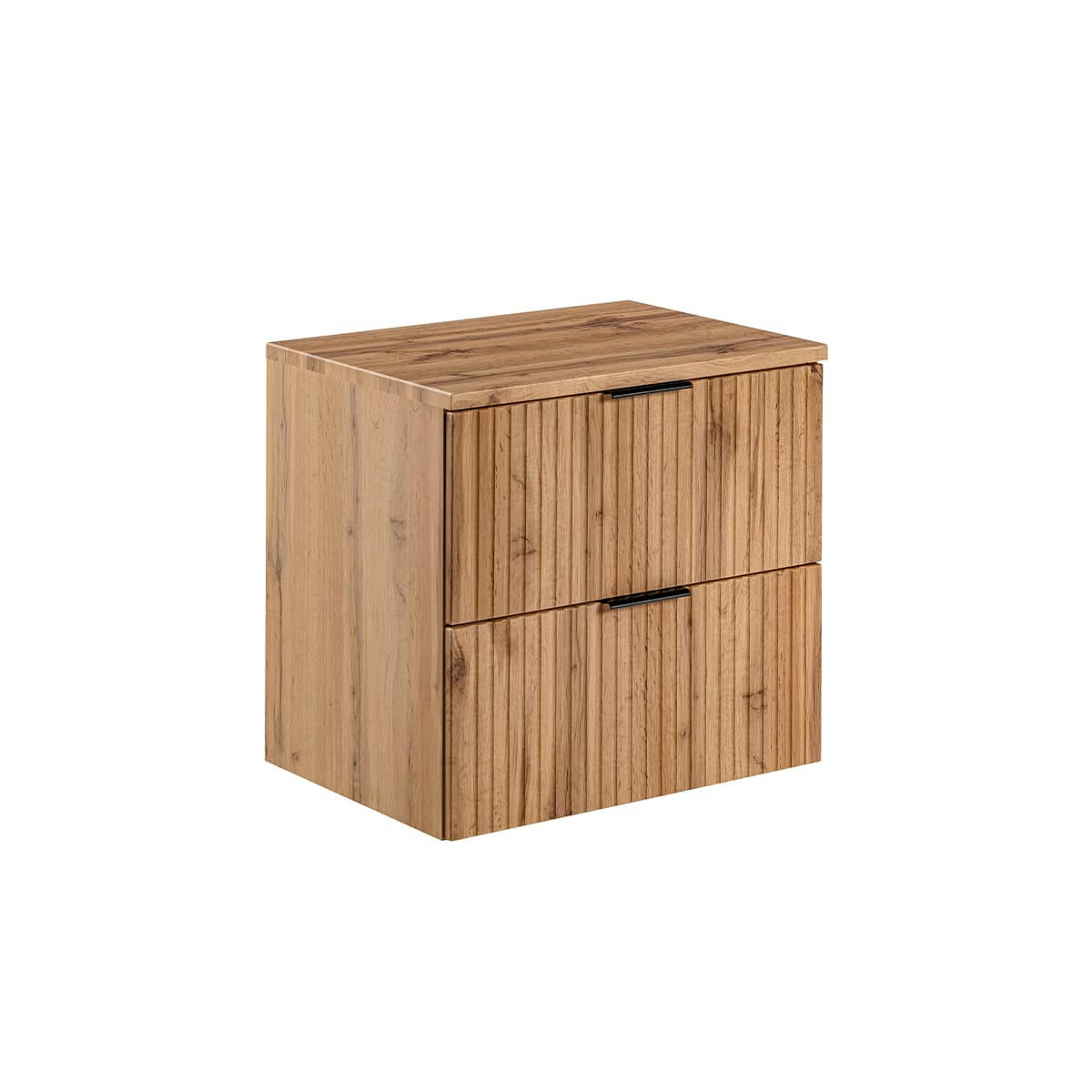 - Meuble sous-vasque 60cm plan de toilette naturel
