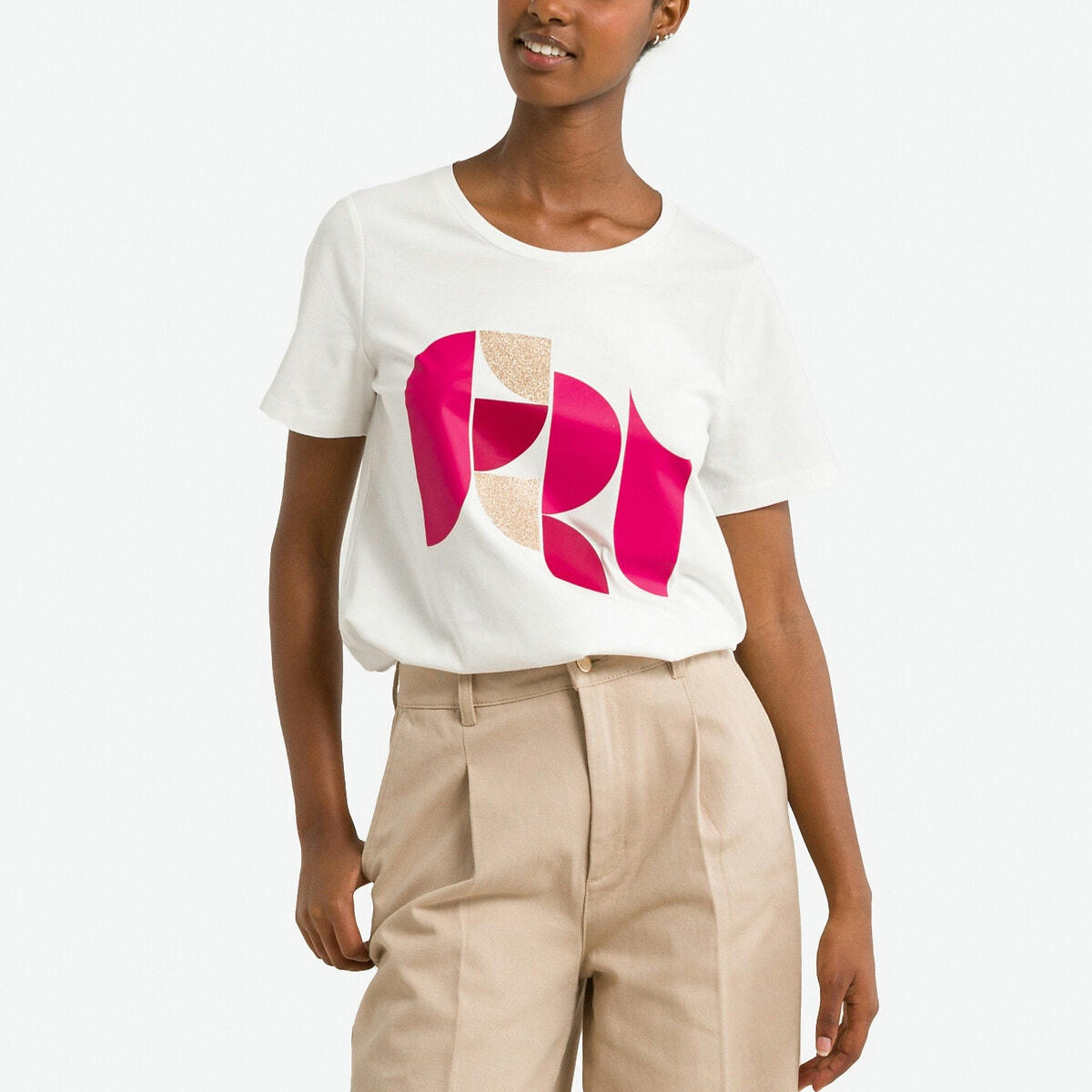 T-shirt manches courtes, à motif
