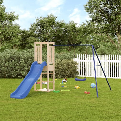 NNEVL Outdoor Playset Solid Wood Pine