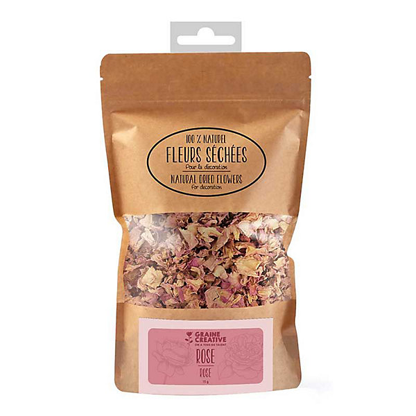 Fleurs séchées décoratives Pétales de rose 15 g