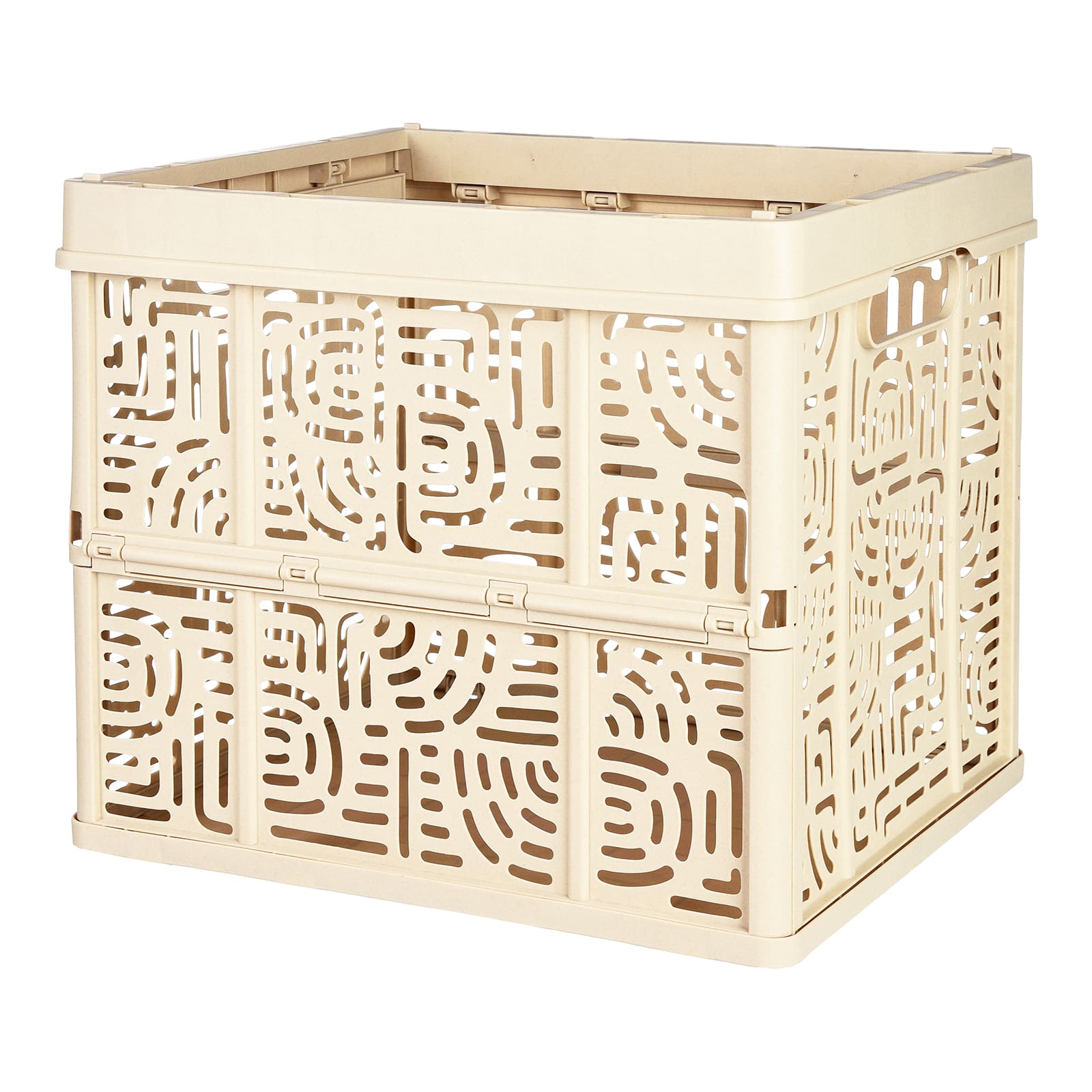 Klappbox XL Beige,B 380 x H 330 x T 330 mm