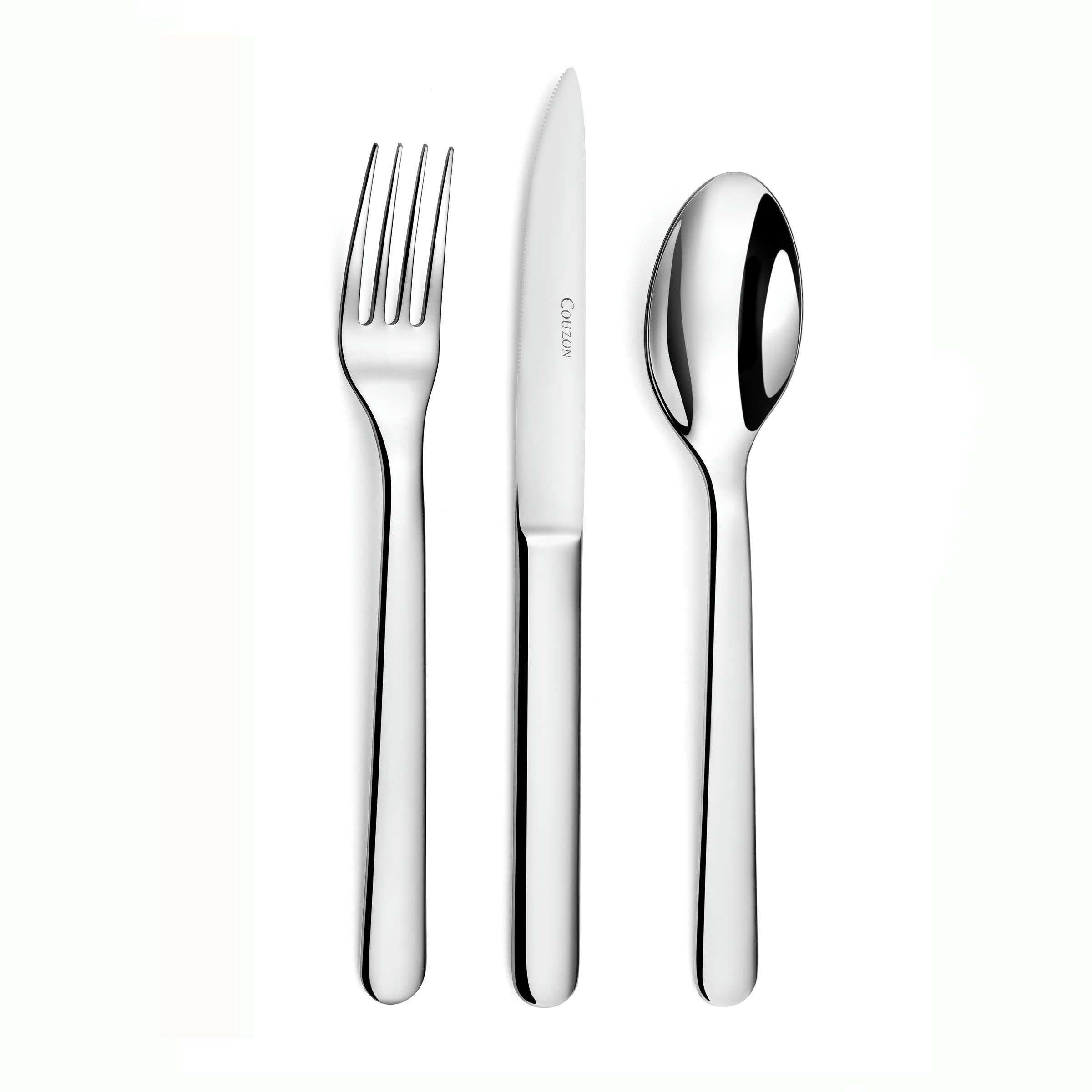 ALKALINE - Couverts entrée, fromage, dessert pour 6 personne en Acier Inoxydable