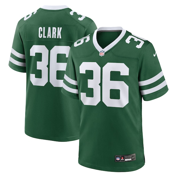 Chuck Clark New York Jets Nike Team Game Jersey - Legacy Green