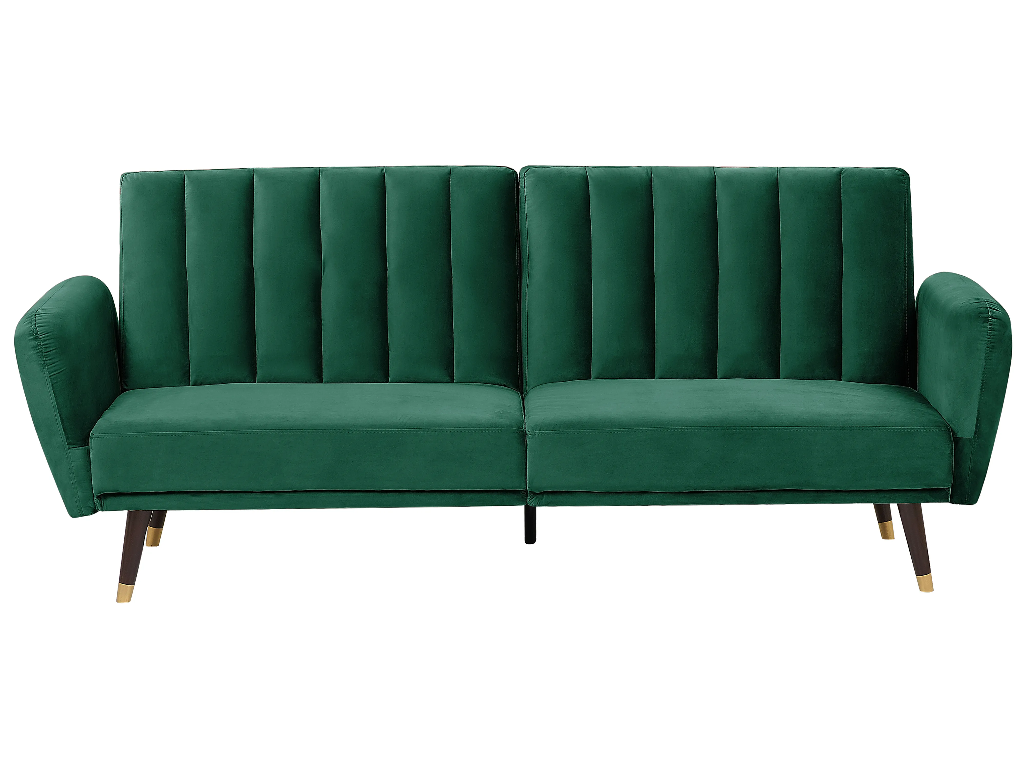 Sofa Bed 3 Seater VIMMERBY Velvet Emerald Green