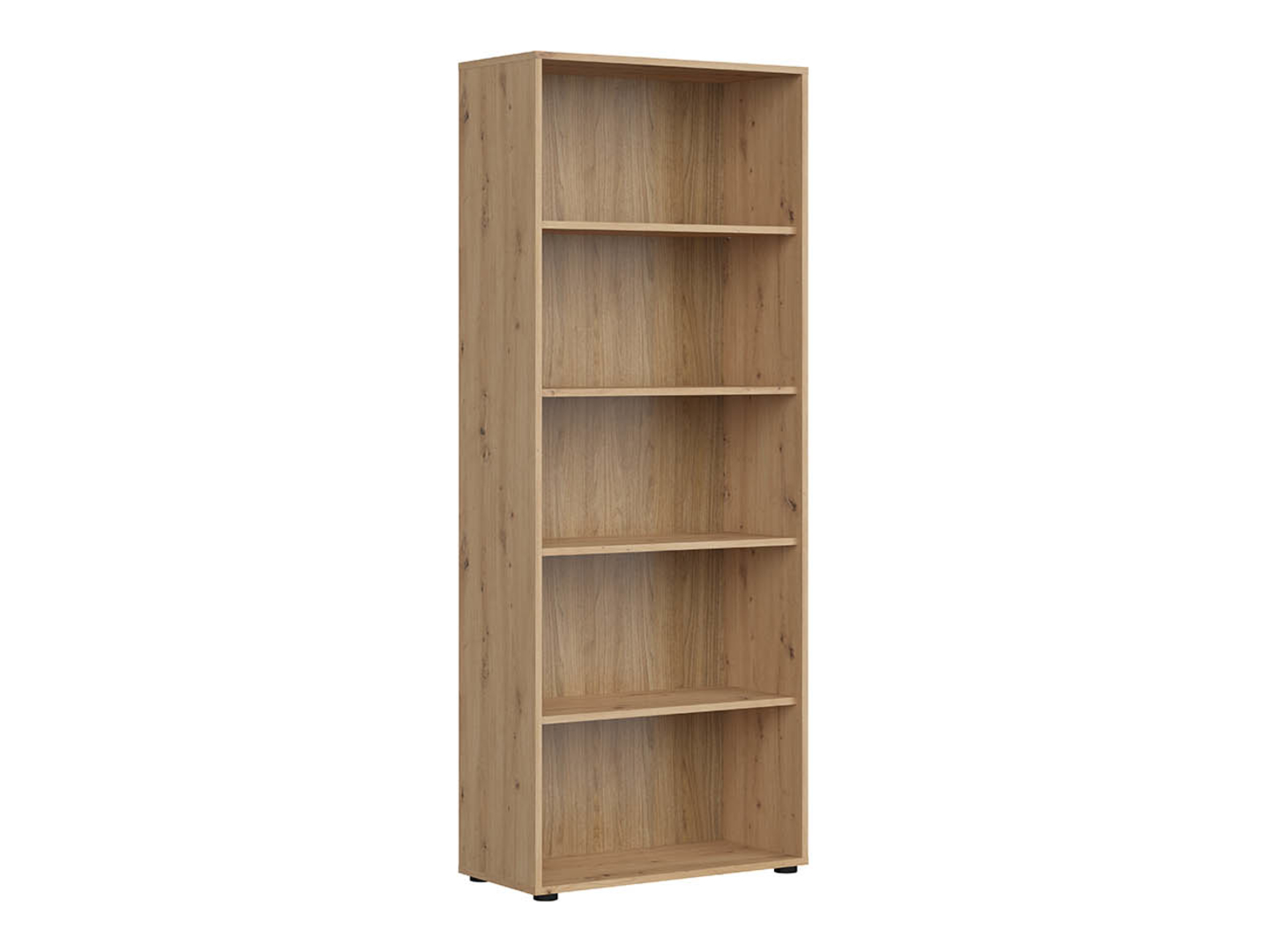Regał Space Office 80 cm z 4 półkami dąb artisan