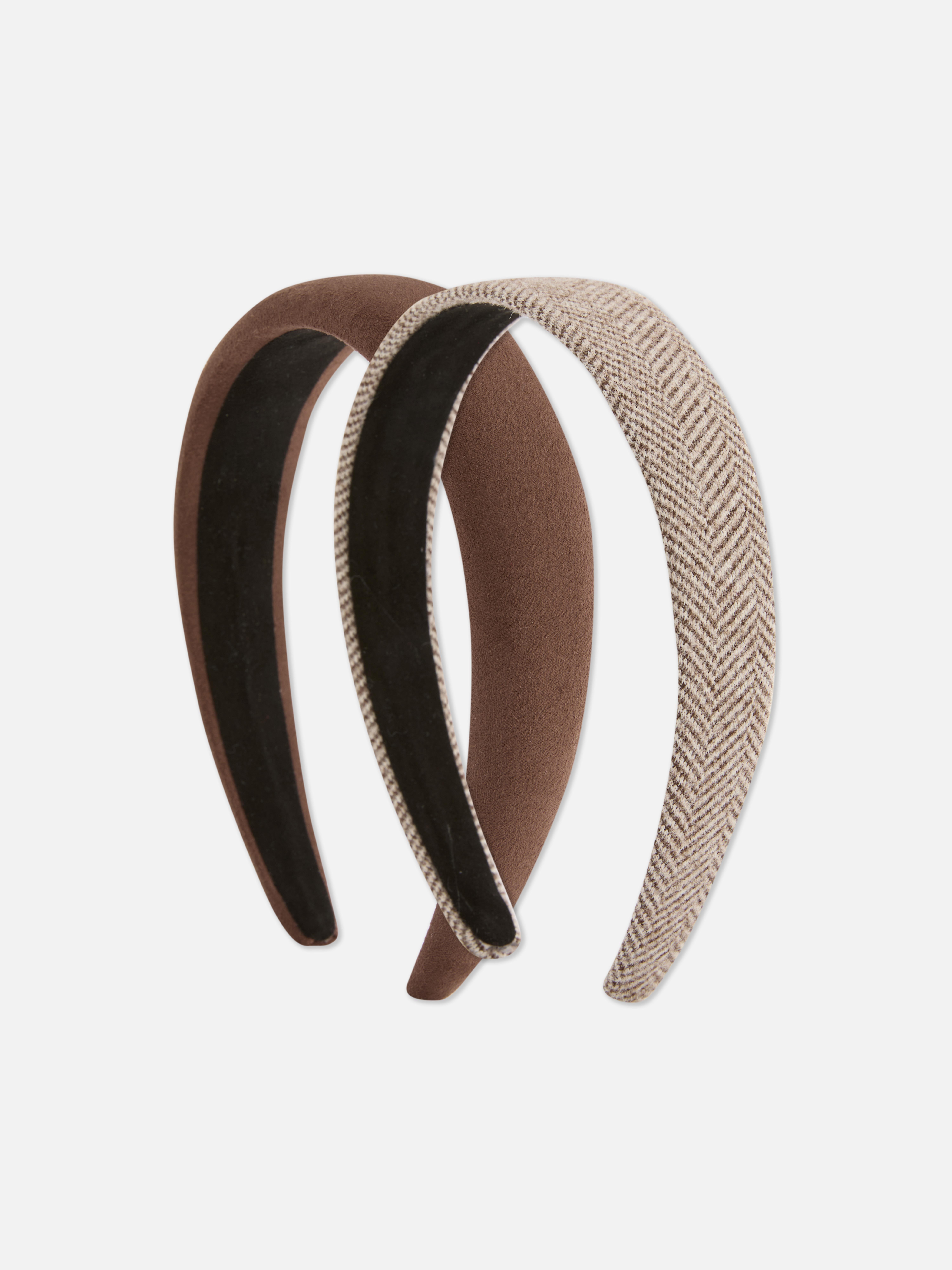 2pk Padded Mixed Design Headbands