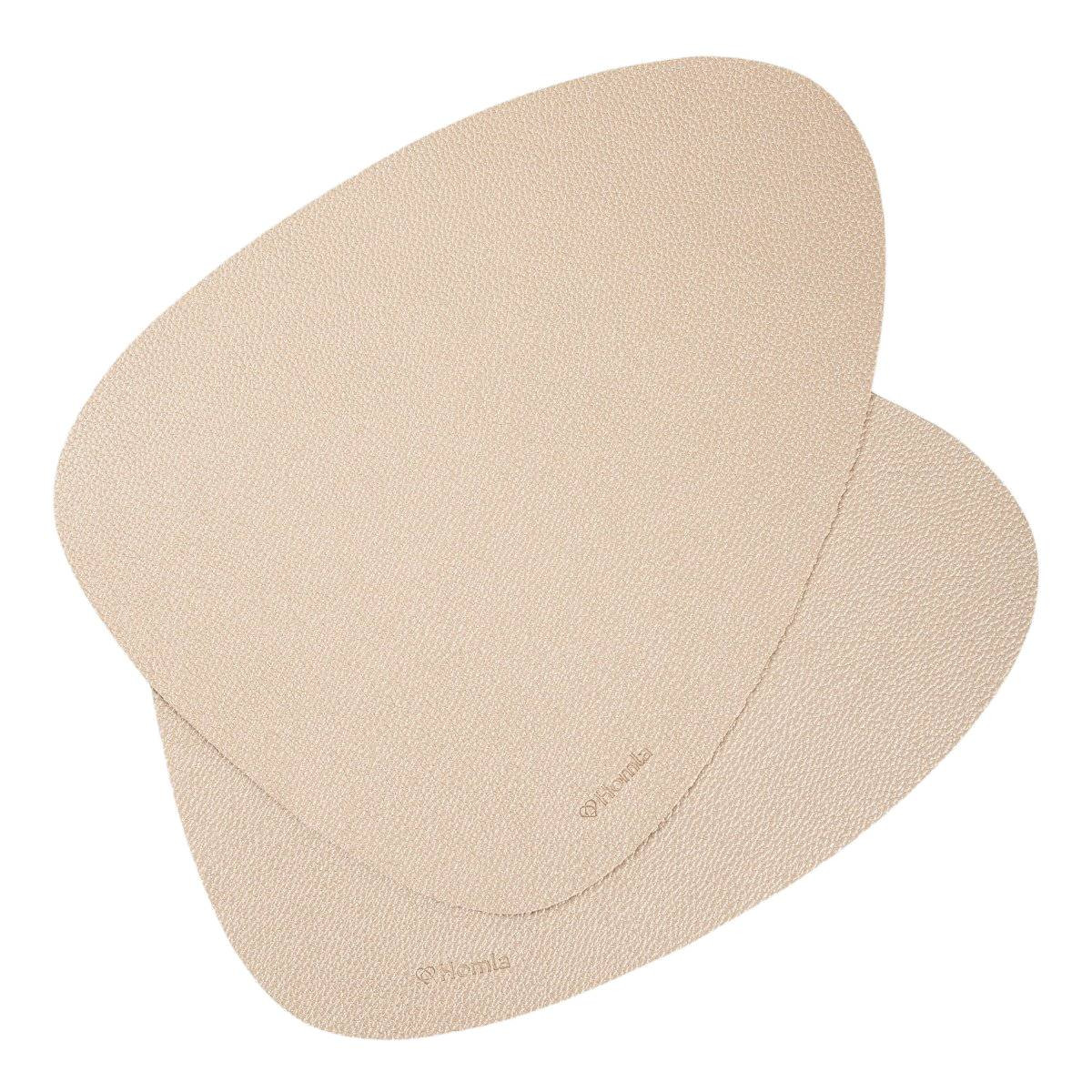 Maty stołowe FEMELO złote, zestaw 2 szt. 38 cm HOMLA