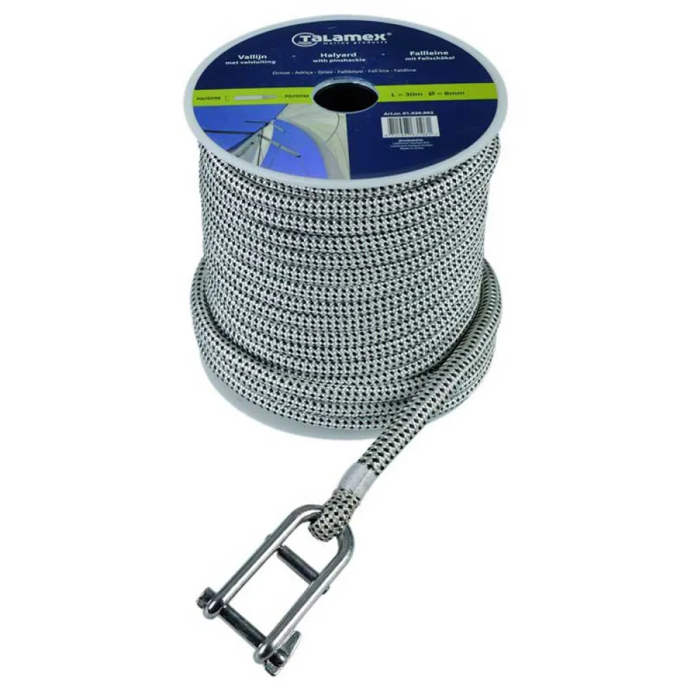 Talamex Pin Shackle rope 8 mm