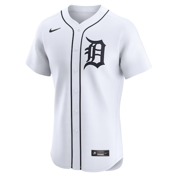 Javier Baez Detroit Tigers Nike Home Elite Player Jersey - White