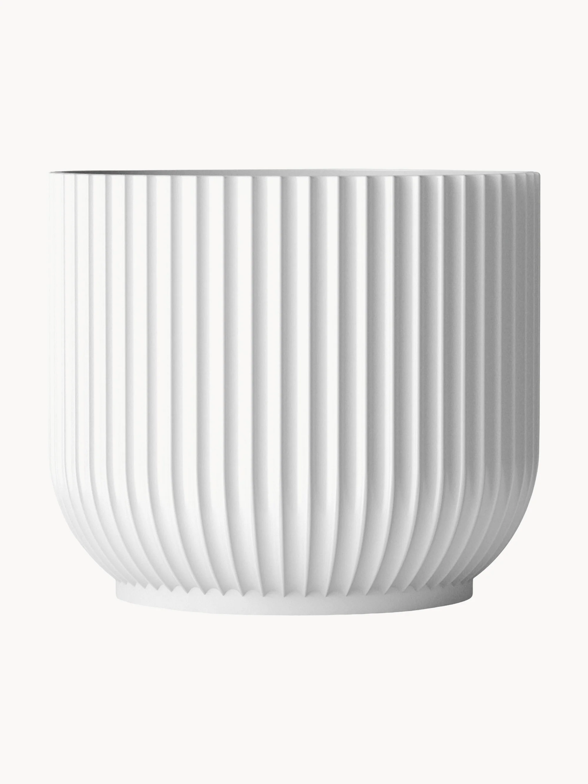 Porzellan-übertopf Lyngby, H 16 cm