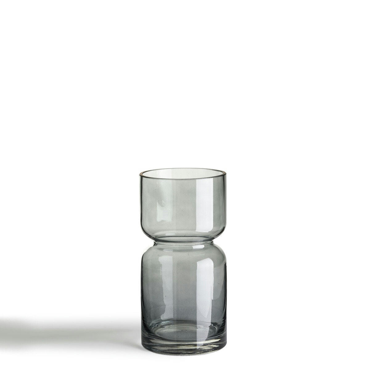 Vase en verre fumé H22cm, Sinao