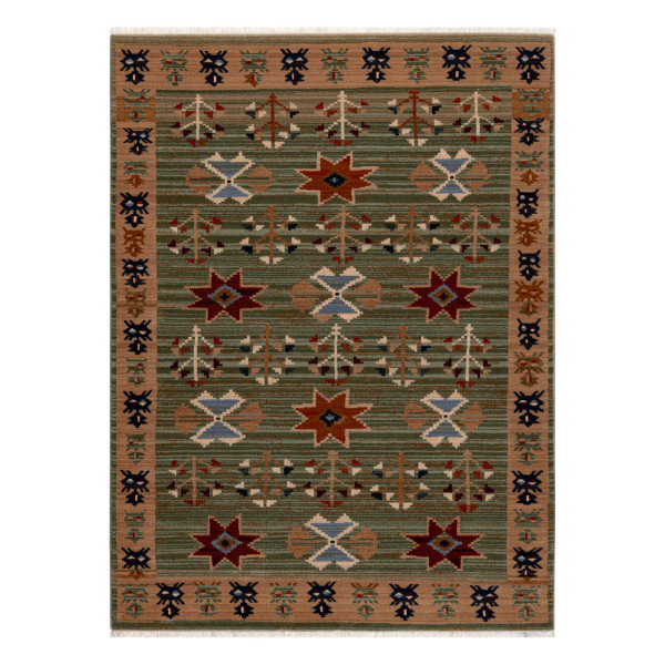 Dywan wełniany KESHAN Frędzle, Etniczny orientalny 6902/53533 80x145 cm