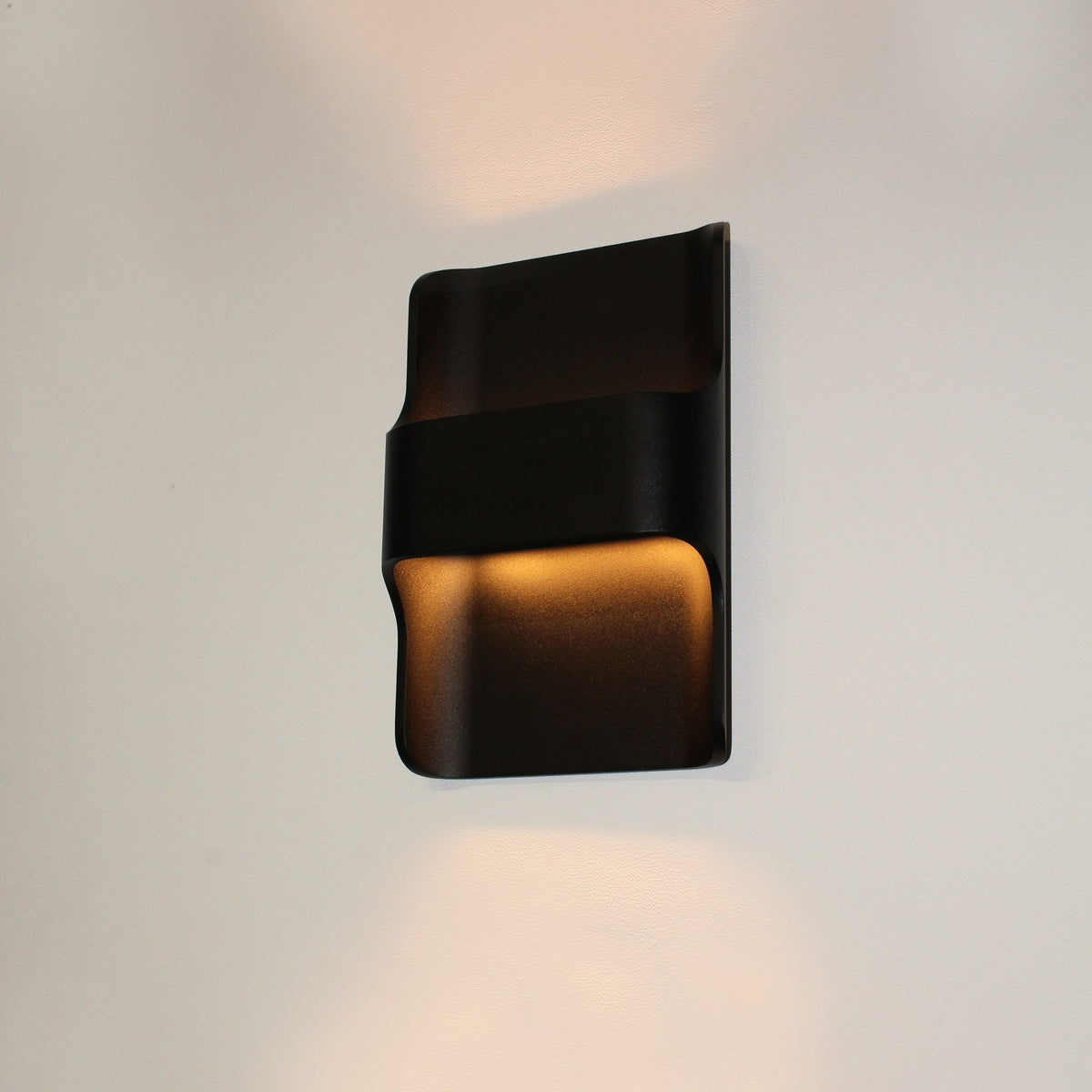 Artdelight wandlamp Dallas - 2 lichts - 7.8 x 24  cm - zwart