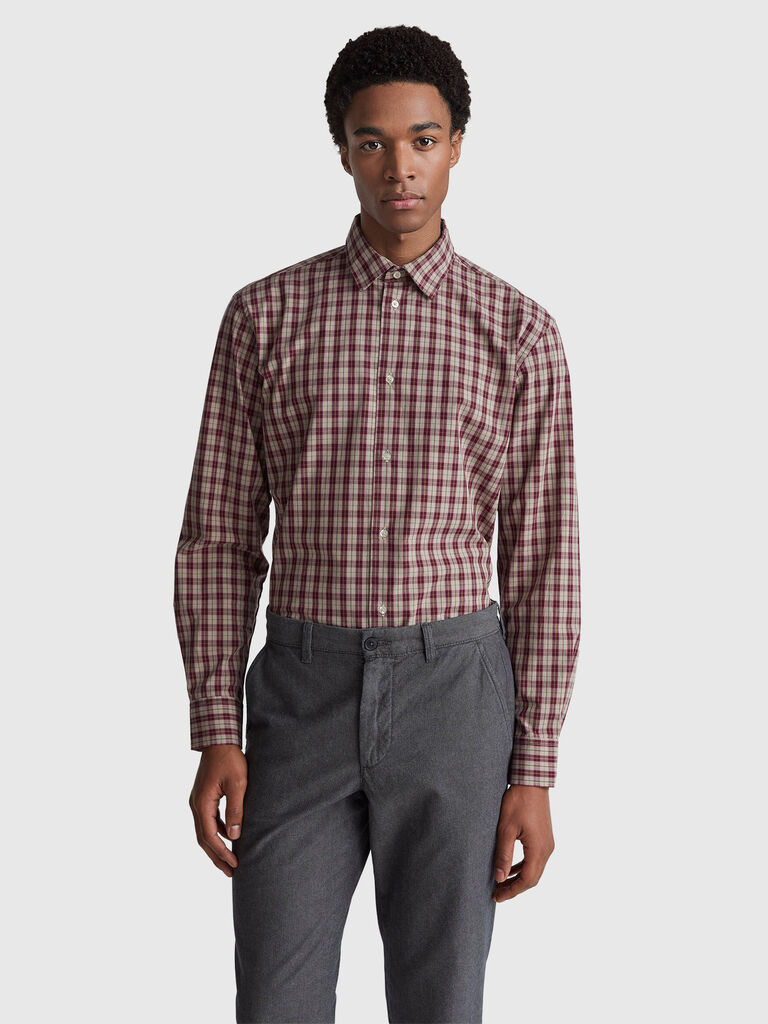 100% cotton check shirt