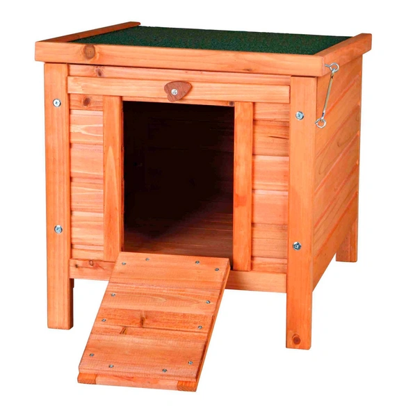 Kleintierstall, LxBxH: 42x43x51 cm, braun
