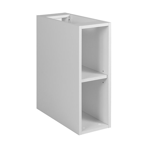 Etagère de salle de bain, Blanc Mat, 20 x 57 x 46 cm