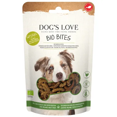 Dog's Love Bio Bites with Organic Poultry