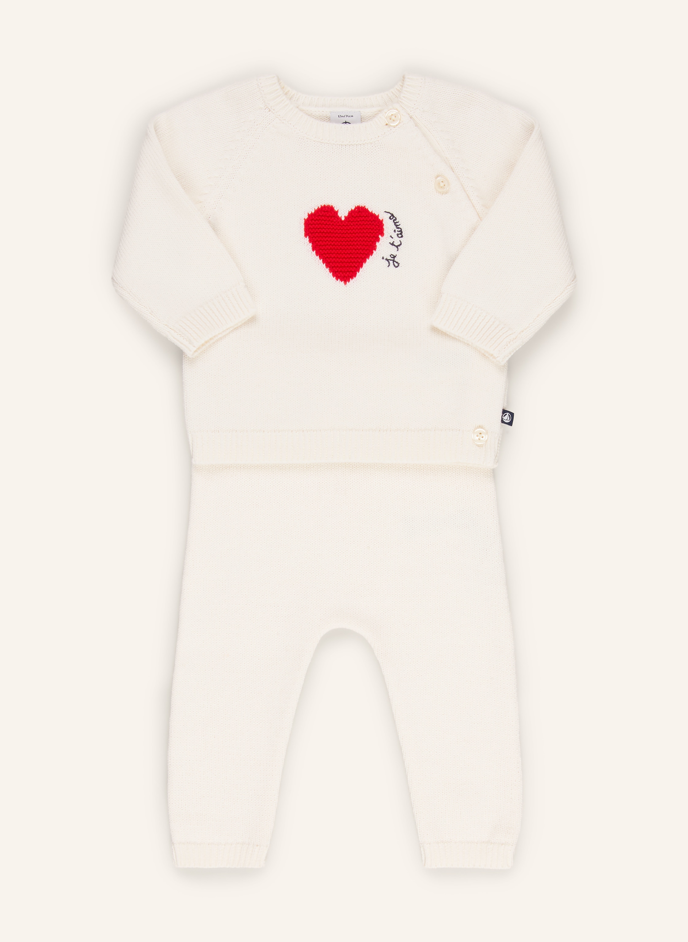 PETIT BATEAU Set: Pullover und Strickhose