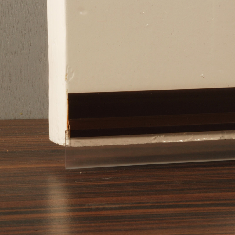 Bas de porte rigide adhésif brun 100 cm CONFORTEX