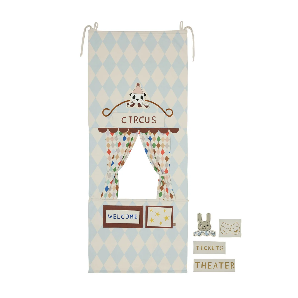 OYOY Mini - Theater & Circus Türspielmatte, multi