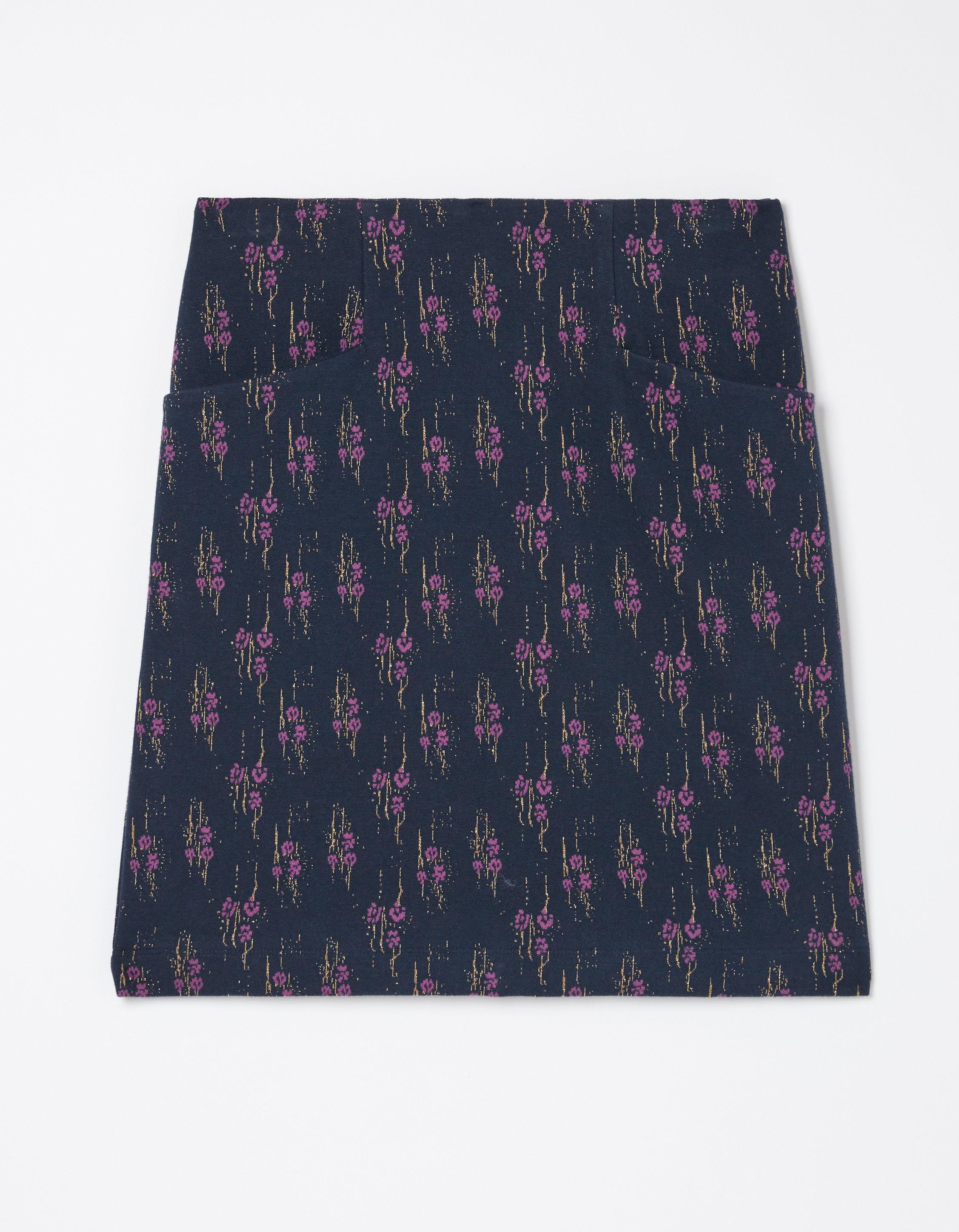 Jennie Ink Ditsy Jersey Skirt