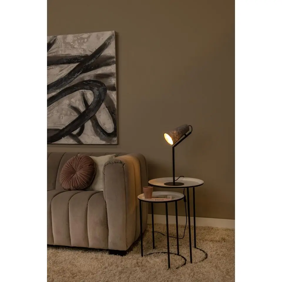 Lucide BENSEN Tafellamp - Grijs