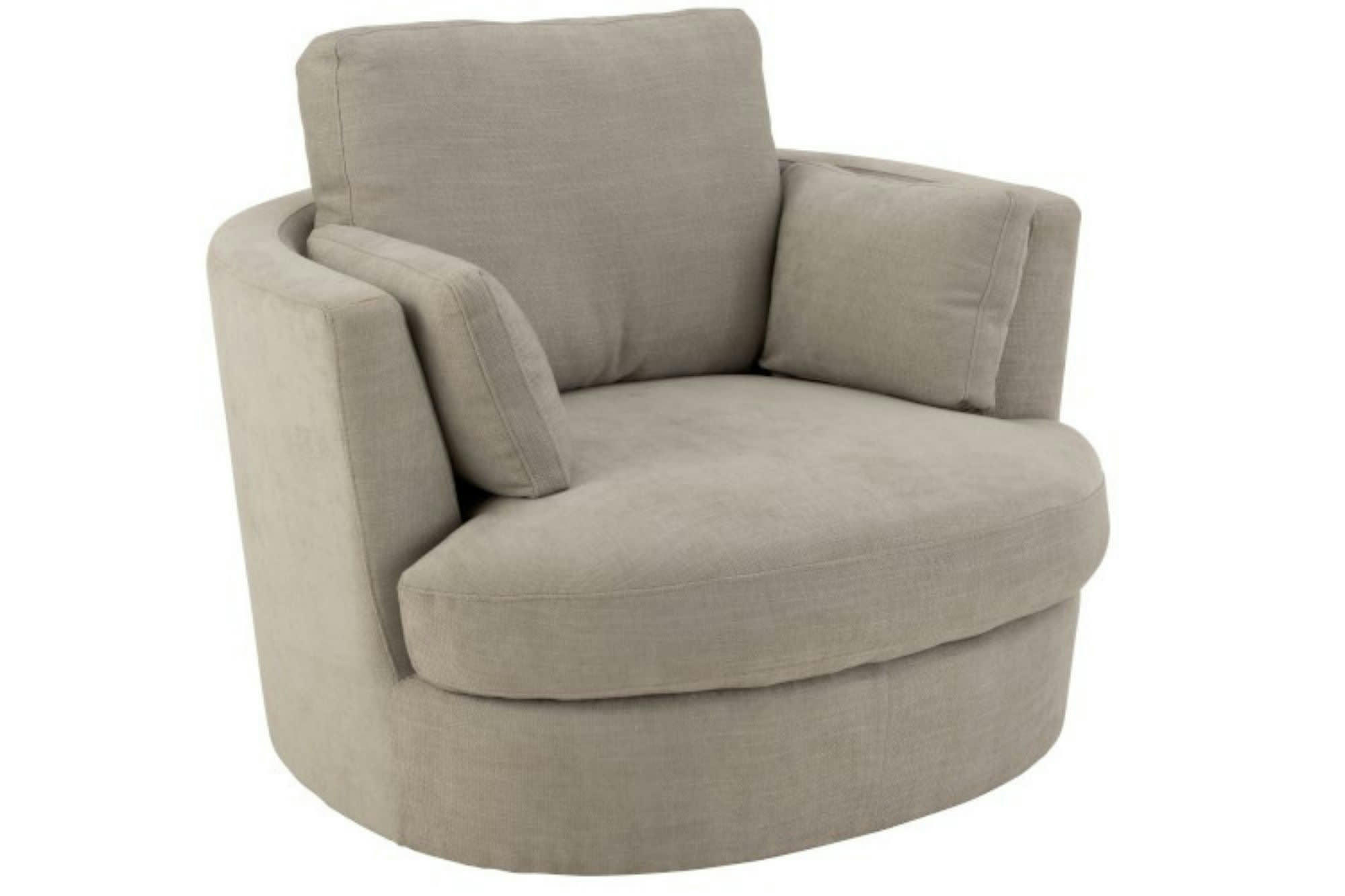 ANGEL - Fauteuil pivotant à 360° en tissu