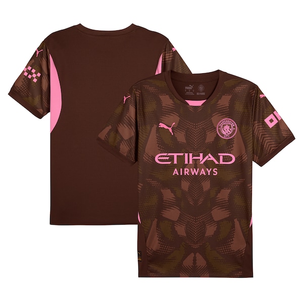 Manchester City Puma 2024/25 Replica Short Sleeve Goalkeeper Jersey - Brown