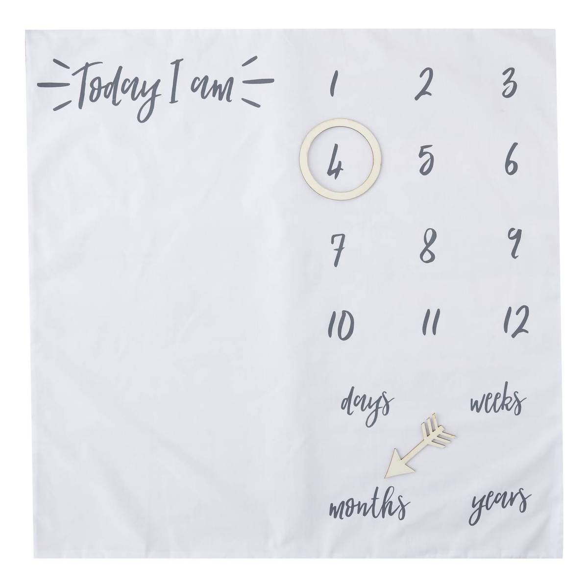 Ginger Ray Oh Baby Milestone Mat