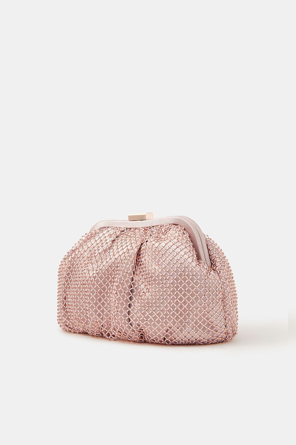 Accessorize Sequin Clip Frame Clutch