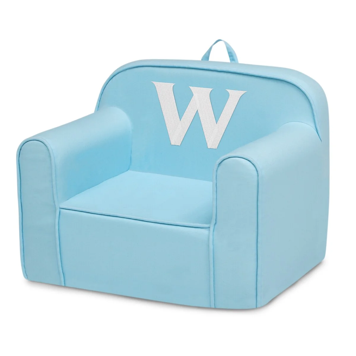 Delta Children Personalized Monogram Cozee Chair - Customize with Letter W