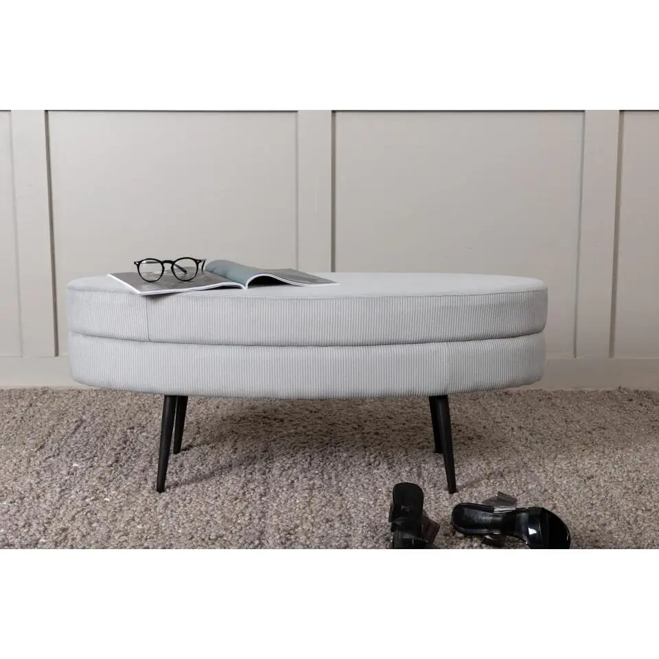 Svea - Axel hocker - rib - grijs