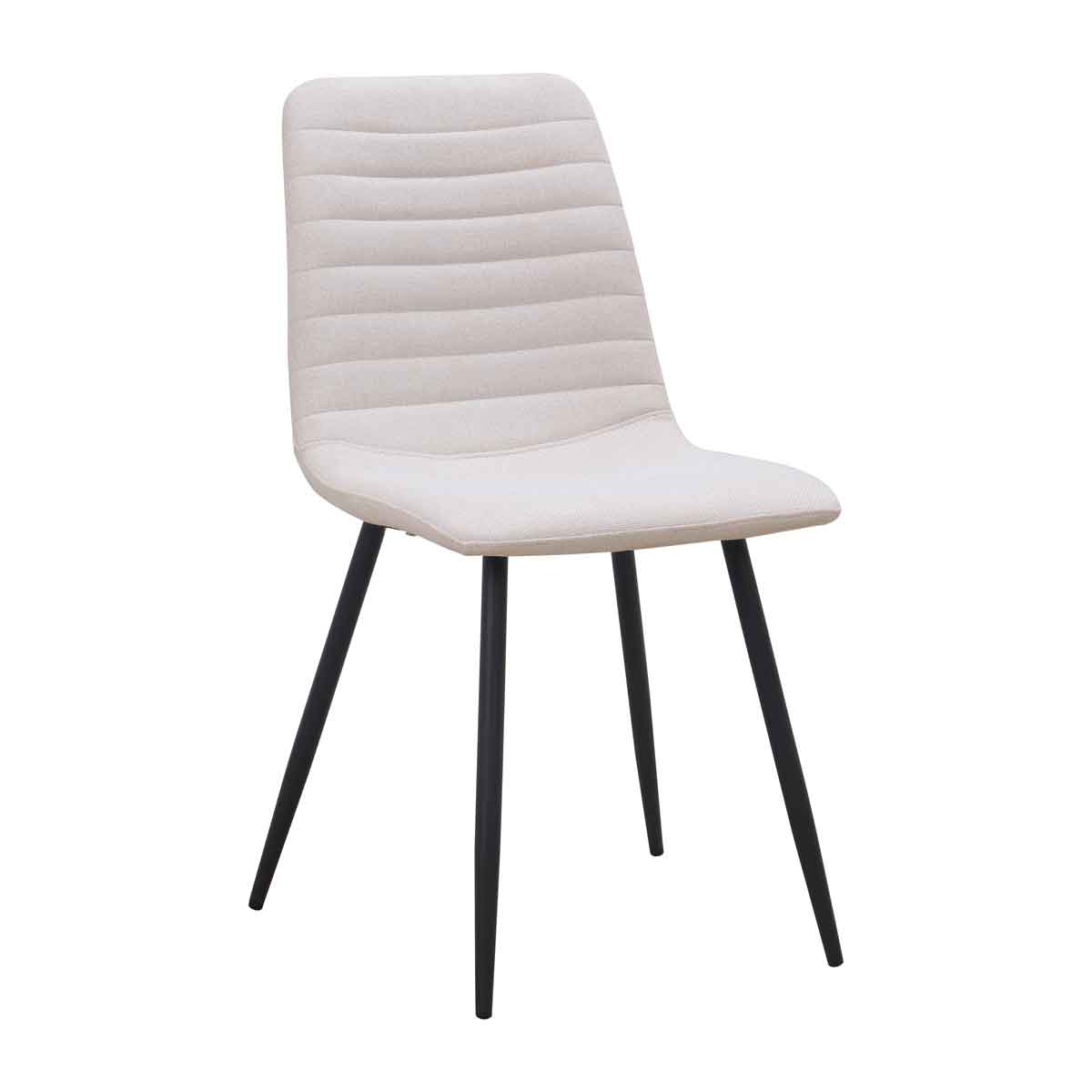 Conjunto De 2 Cadeiras Ulm Em Tecido Bege