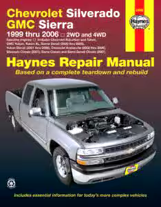 Chevrolet Silverado & GMC Sierra 1999 thru 2006 Haynes Repair Manual, 24066