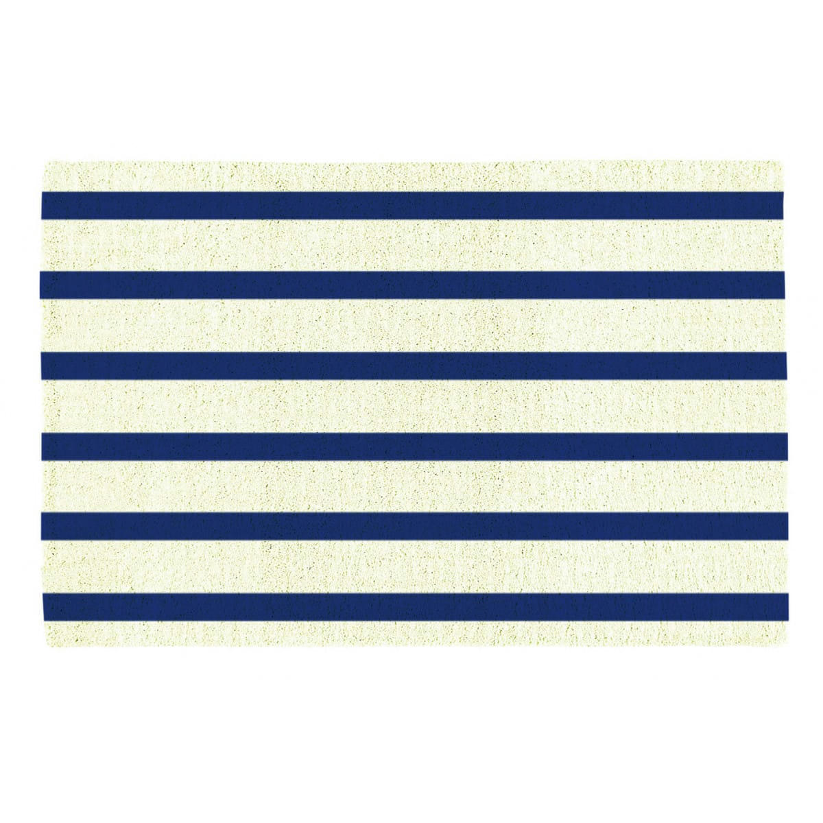 JUNGLE - Tapis de bain coton imprimé 50x70cm marin