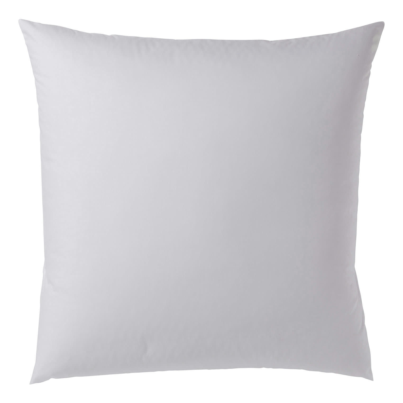 - Set de 2 taies d'oreiller en percale de coton blanc 65x65 cm