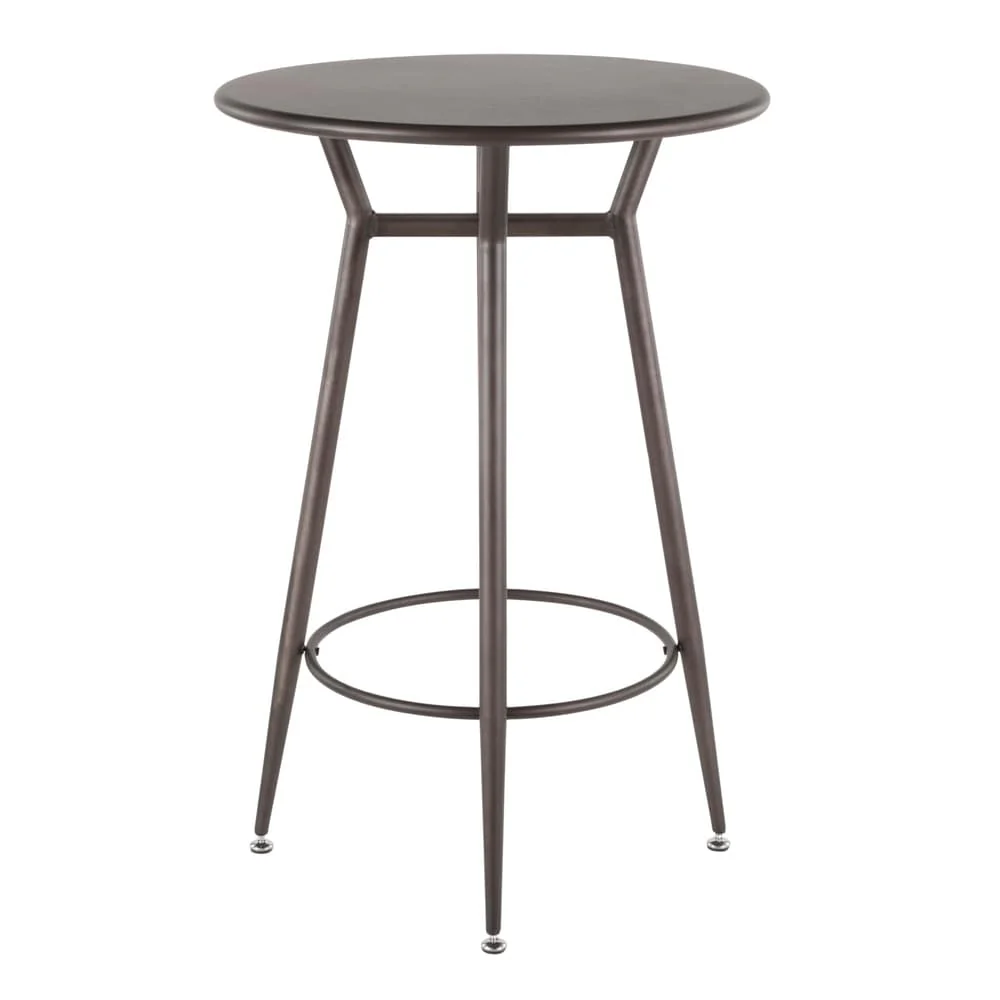 Carbon Loft Barton Industrial Round Bar Table - N/A