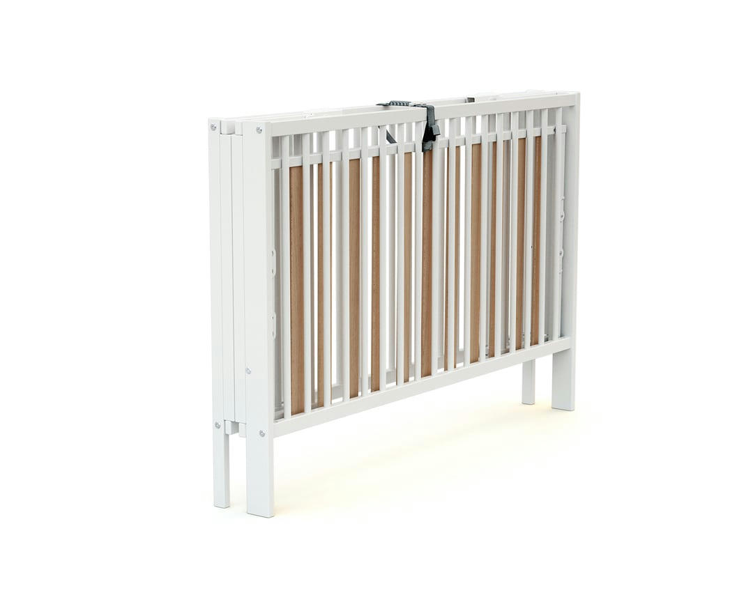 ESSENTIEL - Lit bébé pliant 60x120 blanc