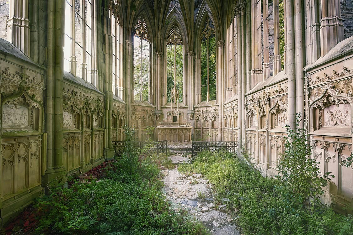 ENTRE CIEL ET TERRE - Photographie d'art de Gaëtan Chambon 30x45 cm sur alu