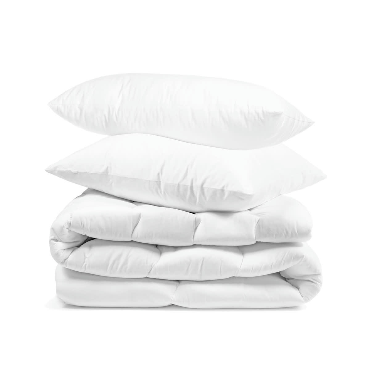 JACQUES - Pack TEMPÉRÉ Couette + Oreiller(s) - Coton Bio  140x200 cm - Wake Me G