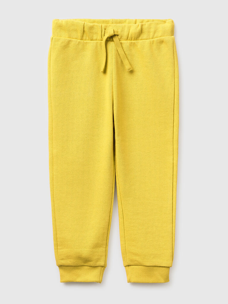 Organic cotton sweatpants with logo