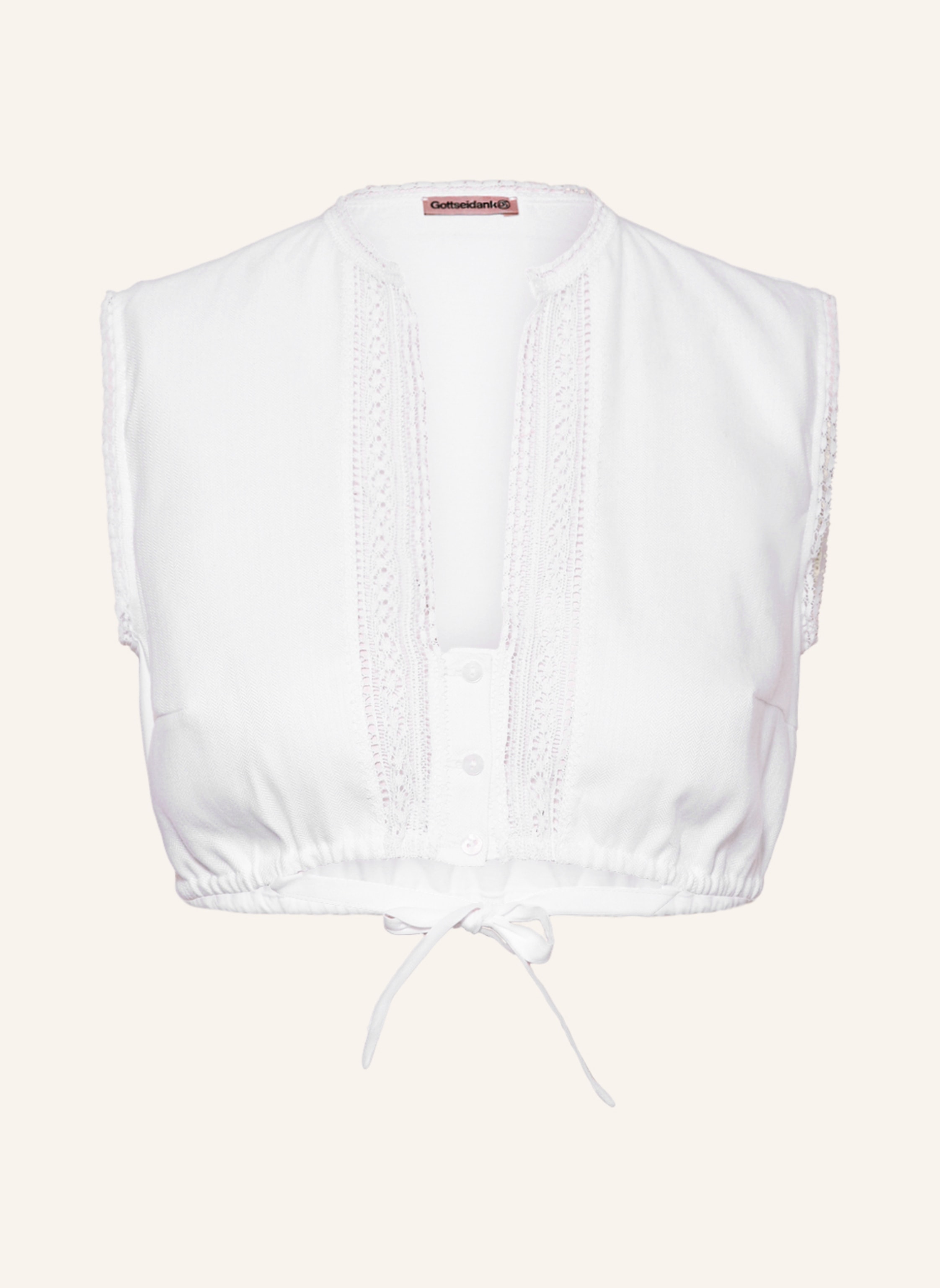 Gottseidank Dirndlbluse ROMY mit Leinen