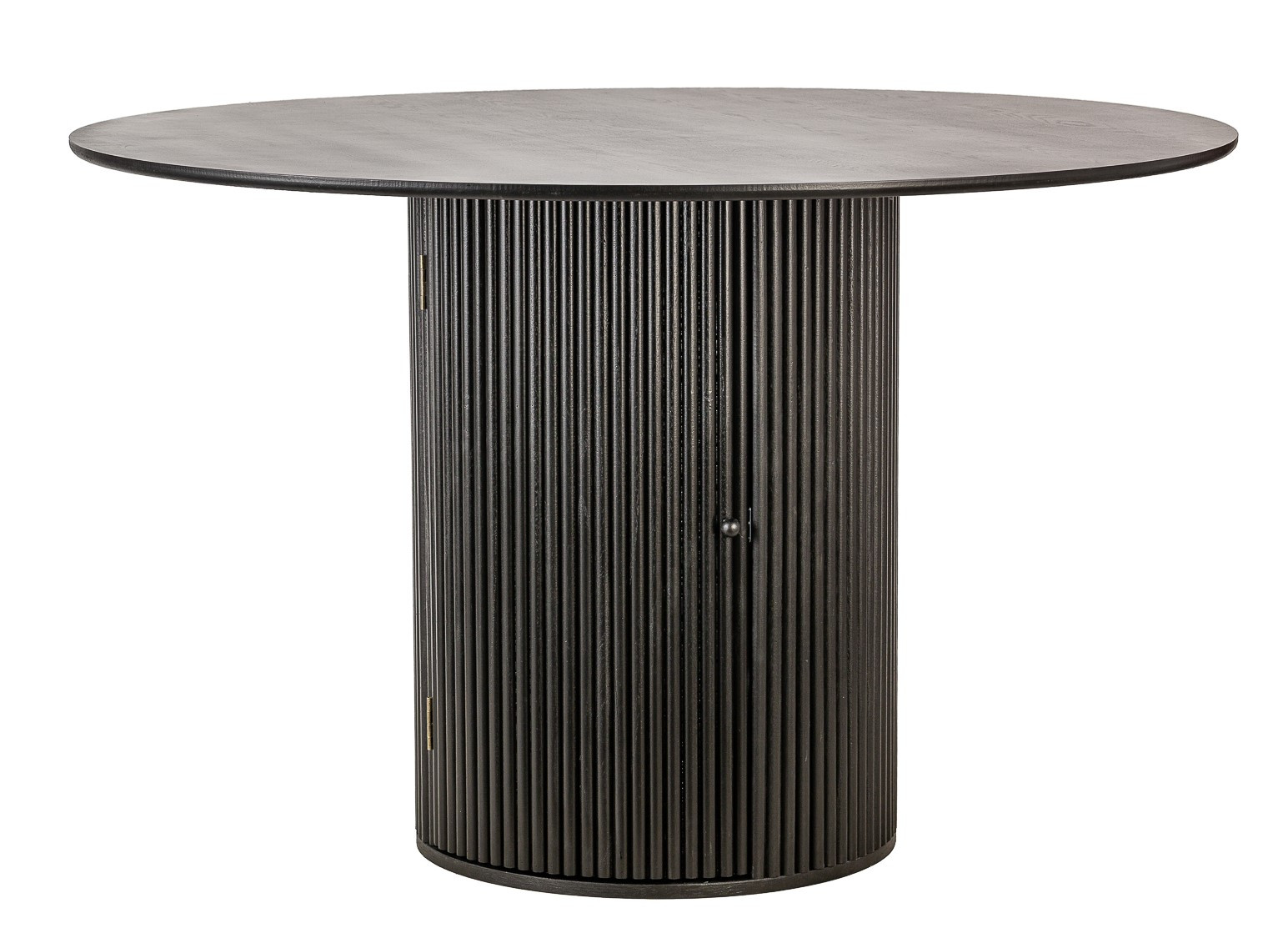 Stół jadalniany dla 6 osób z czarnej sosny D120