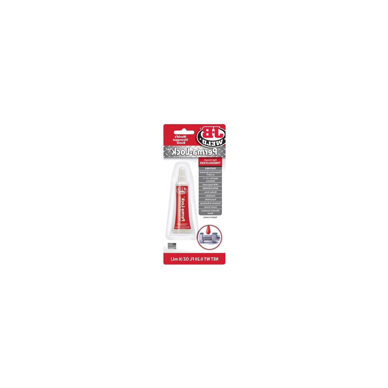JBL J-B Weld Perma-lock High High Strength Threadlocker 6ml